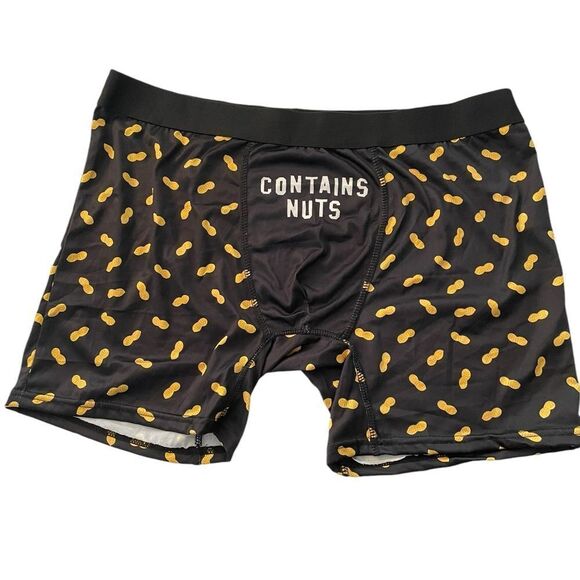 MENS SILKY BRIEFS, CONTAINS NUTS, sz XXL - Picture 1 of 5